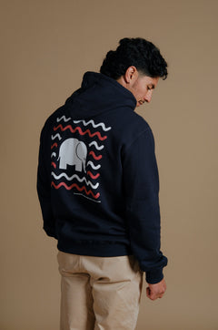 Explanada Organic Hoodie Blauw