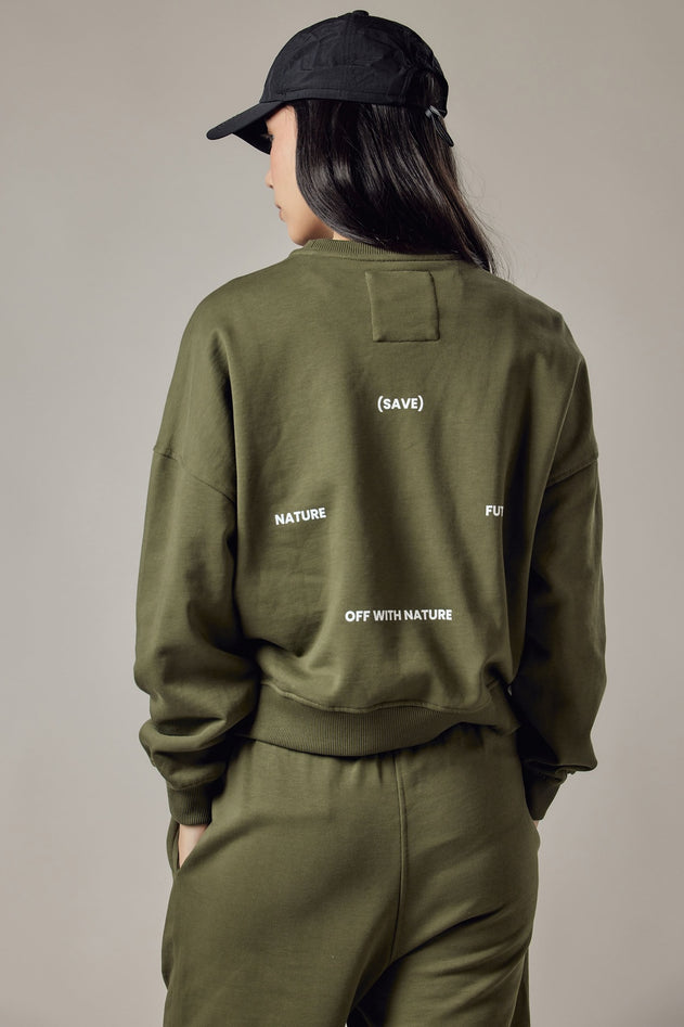 Women's Loose Fit Crewneck Sweatshirt