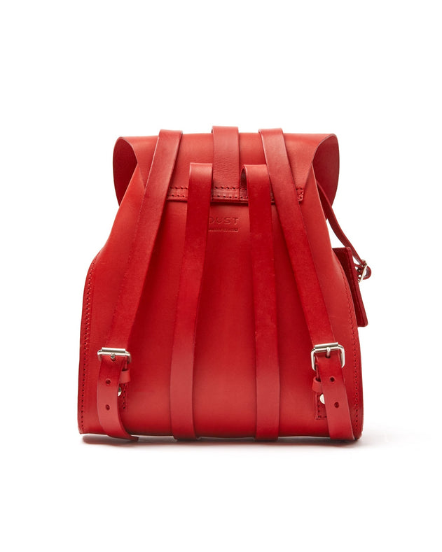 Mod 130 Cuoio Leren Rugzak Rood