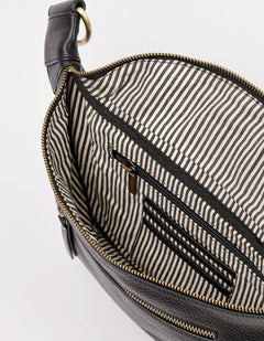Drew Bum Bag Soft Grain Leather Black