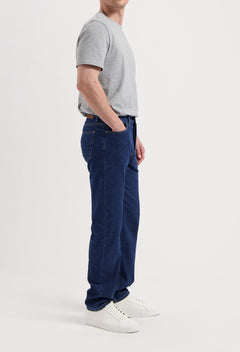 John Mid Straight Jeans Stone Indigo