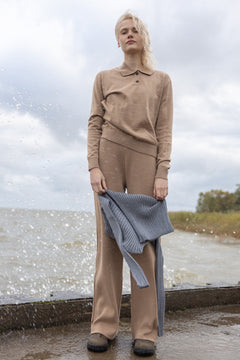 Bene Merino Wide Pants Beige
