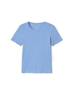 Light blue t-shirt on a white background