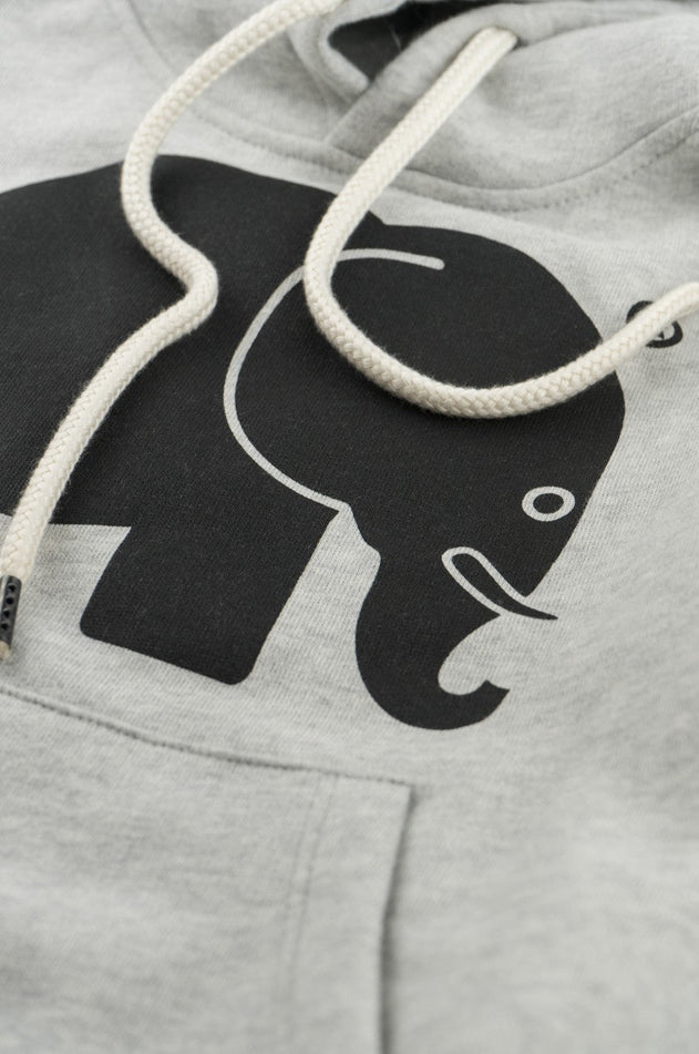 Kids Organic Classic Hoodie Heather Grey
