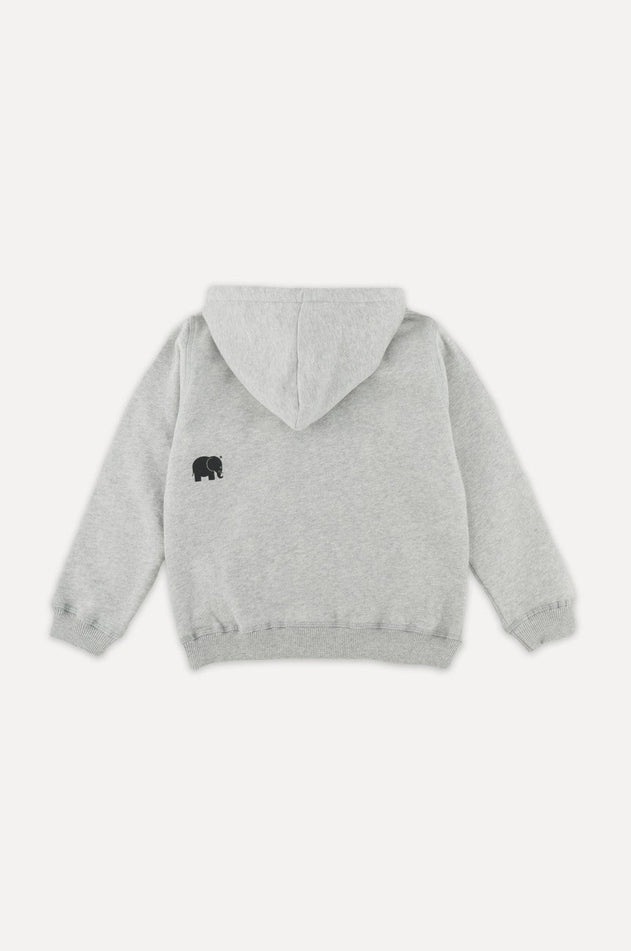 Kids Organic Classic Hoodie Heather Grey
