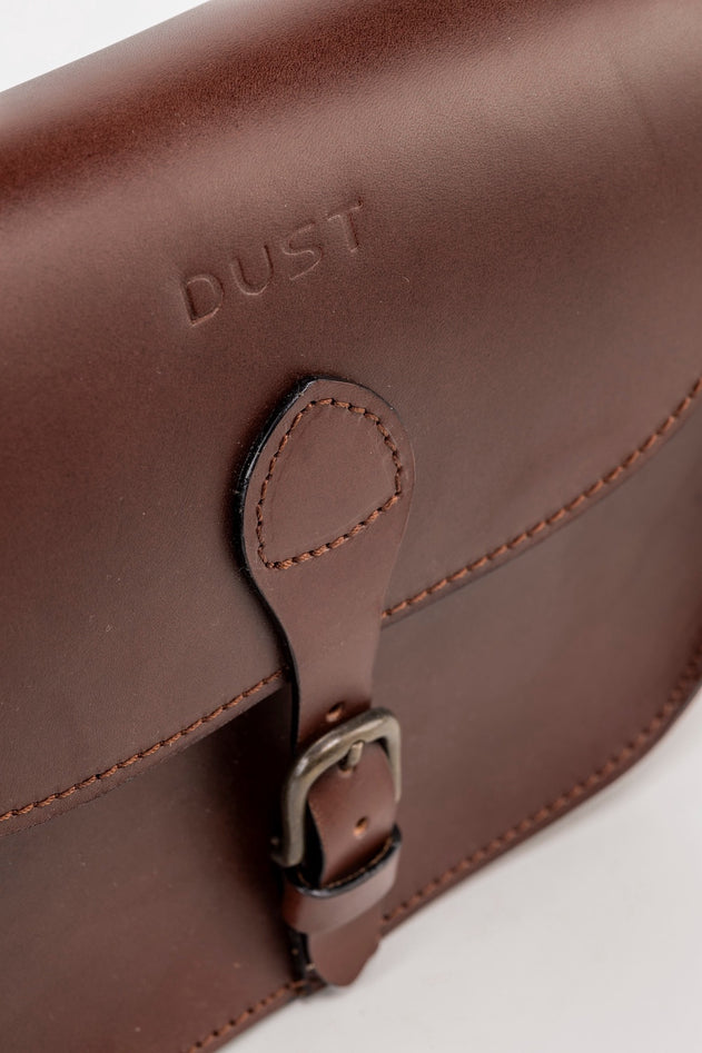 Princeton Leren Tas Donkerbruin