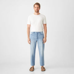 Rise Relaxed Tapered Basic Jeans Bright Blue