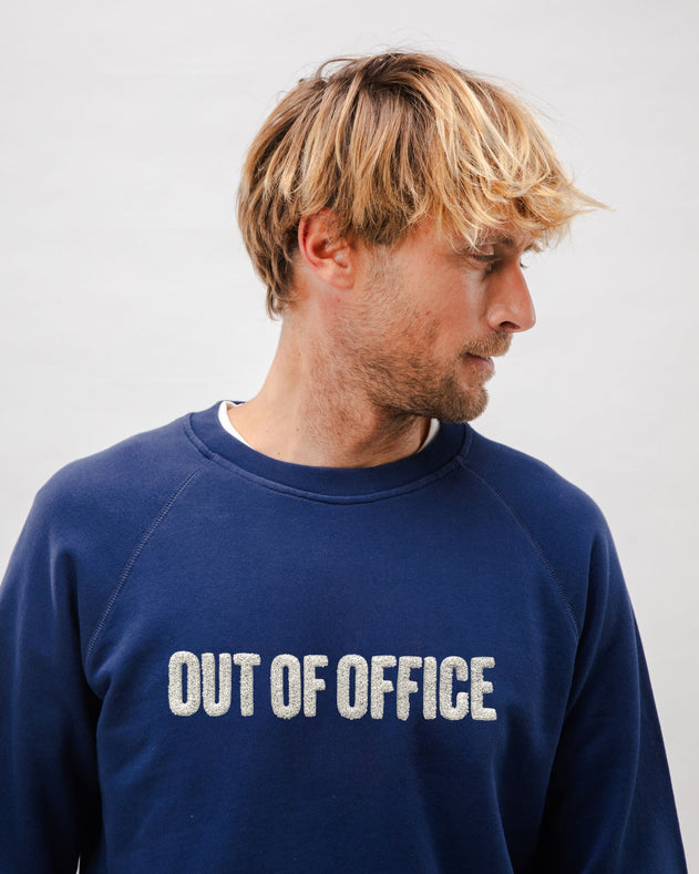 Out of Office Sweatshirt Navy Blue