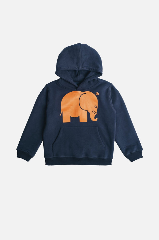 Kids Organic Classic Hoodie Trendsplant Blue