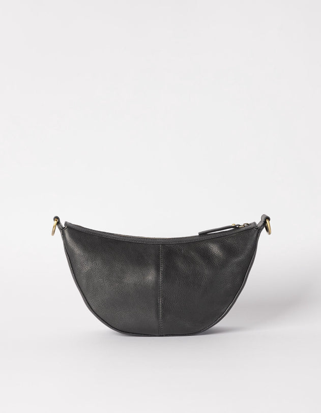 Leo Twisted Handle Tas Zwart