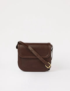 Nina Bag Classic Leather Chocolate Brown