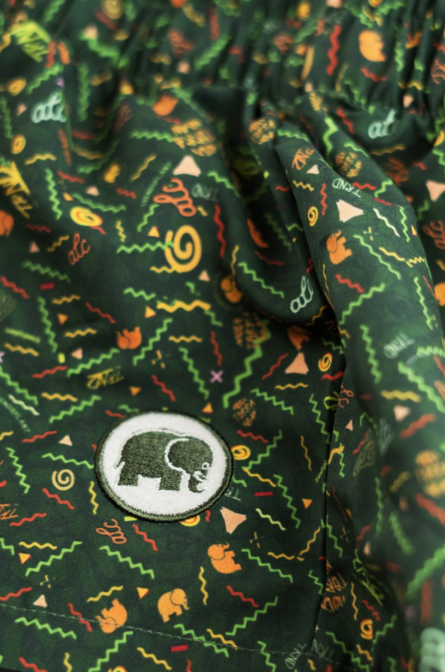 Dogtown Kid's Swim Trunks Green