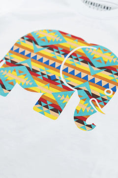 Kinder Navajo T-shirt Wit