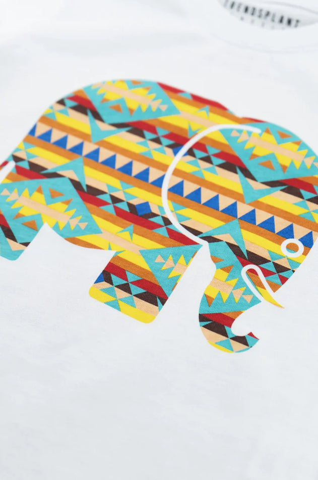 Kinder Navajo T-shirt Wit