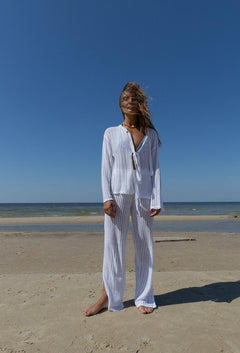 Sole Linen Beach Pants White