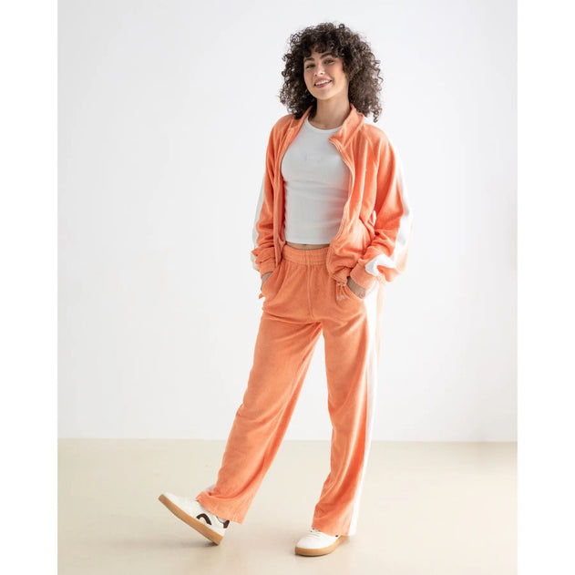 Ohne X Clotsy Unisex Track Jas Apricot