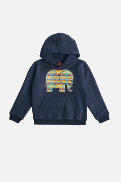 Kids Navajo Hoodie Trendsplant Blue