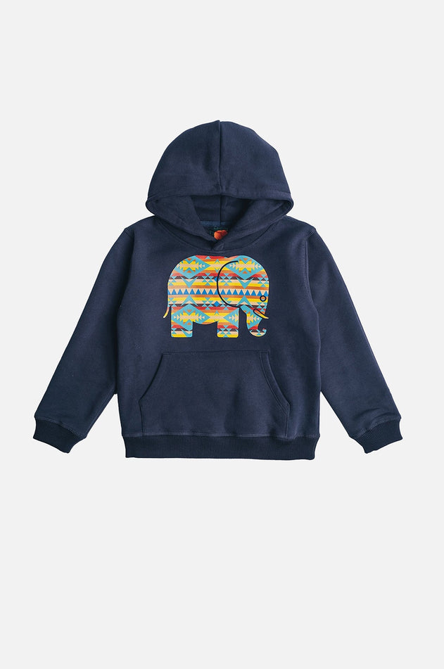 Kids Navajo Hoodie Trendsplant Blue