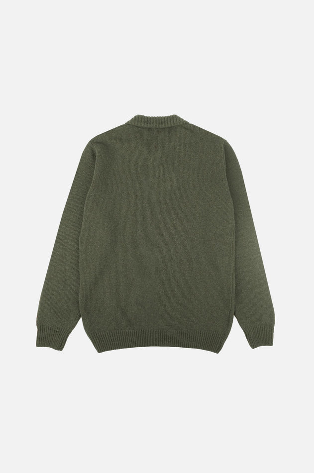 Bernia Quarter Zip Knit Sage