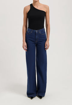 Sara High Loose Jeans Stone Indigo