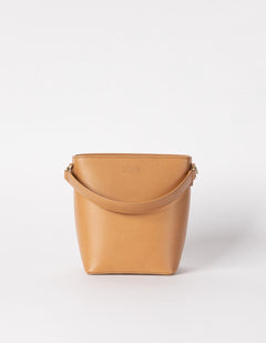Bobbi Midi Bucket tas Cognac, Vegan Uppeal™