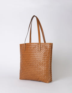 Georgia Woven Classic Leather Cognac