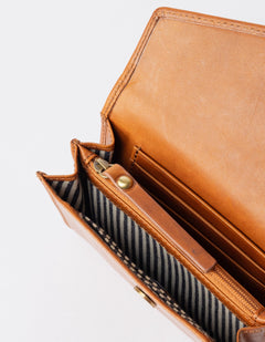 Jo's Magnetic Handtas Cognac