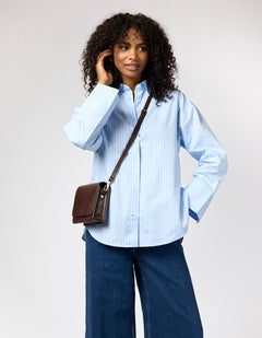 Audrey Mini Tas Chocoladebruin