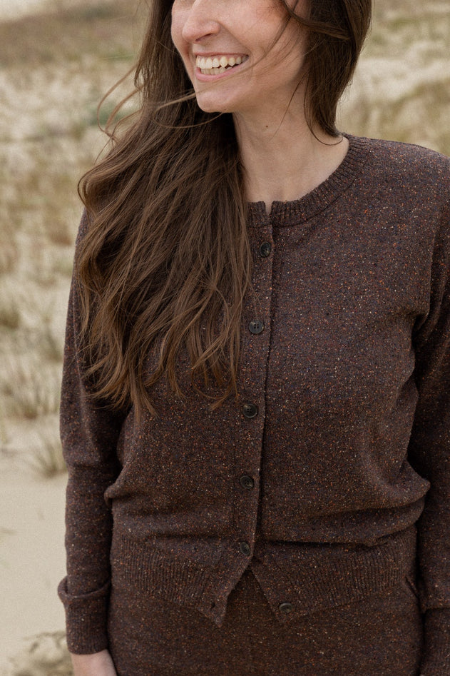 Sabbia Cardigan Chocolate