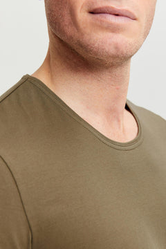 Henri Organic Cotton T-Shirt Khaki