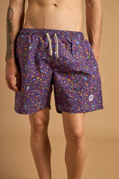 Dogtown Swim Trunks Purple