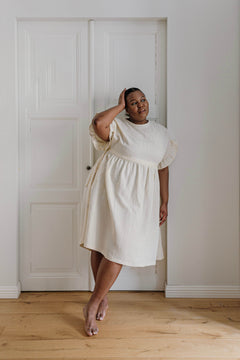 Valerie Dress Natural White
