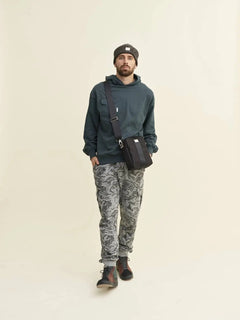 Morganiitti Collegiate Trousers Grey Print