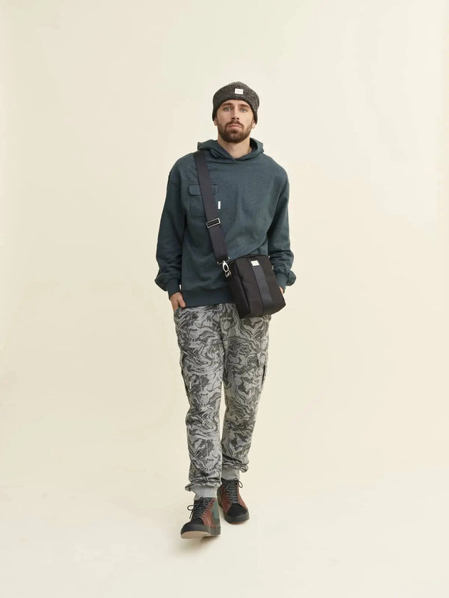 Morganiitti Collegiate Trousers Grey Print