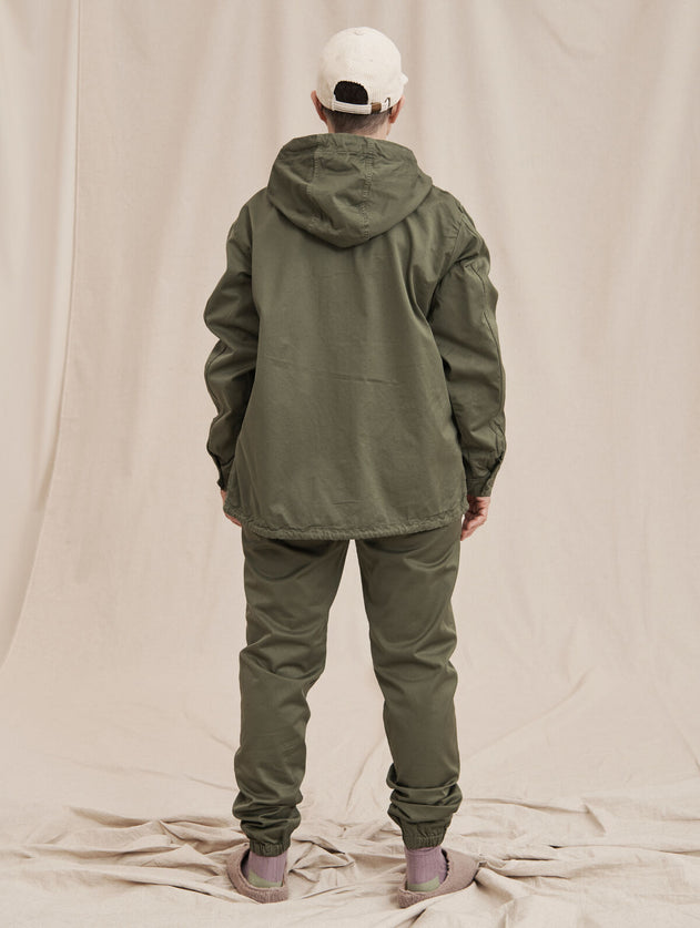 Zipper Anorak Moss Green