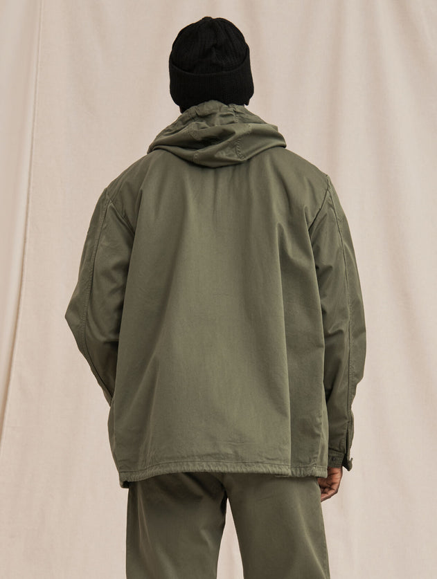 Zipper Anorak Moss Green