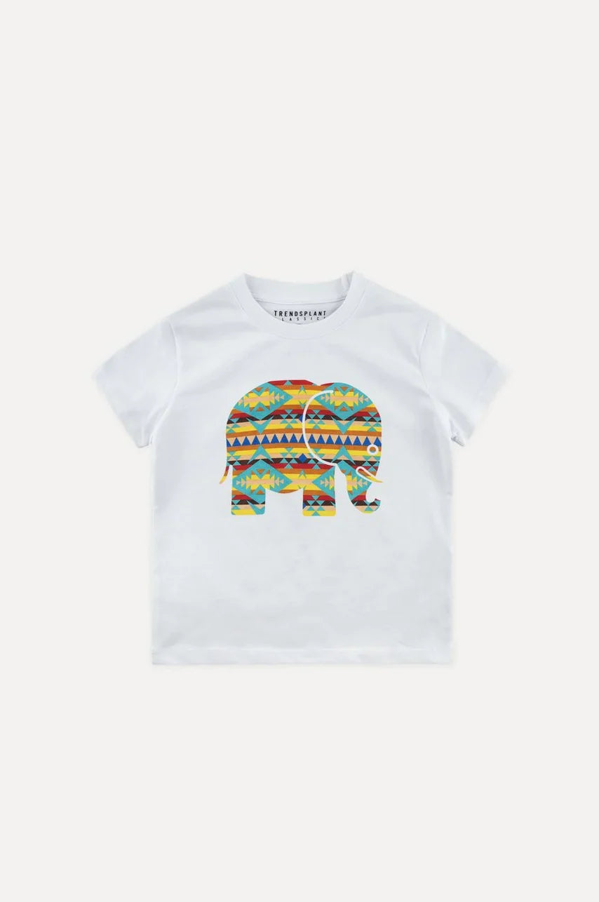 Kinder Navajo T-shirt Wit
