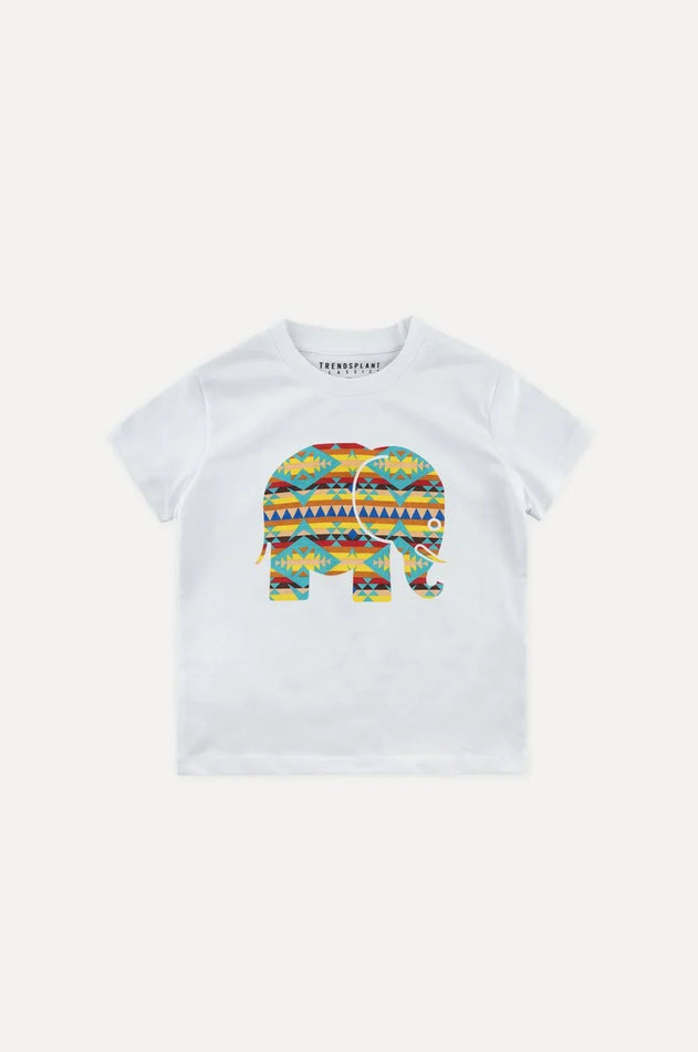 Kinder Navajo T-shirt Wit