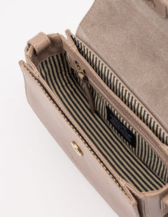 Kendalini Classic Leather Bag Pale Mauve