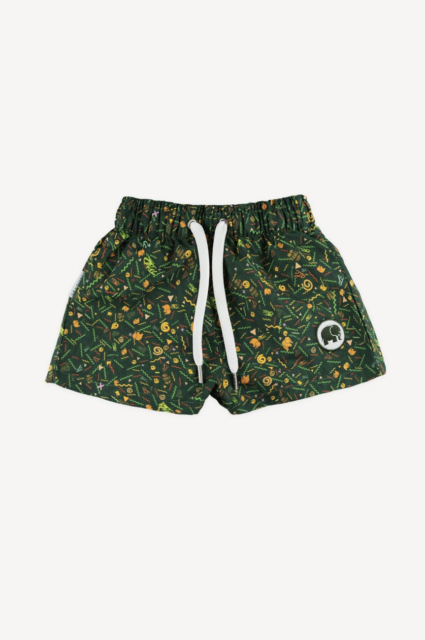 Dogtown Kid's Swim Trunks Green