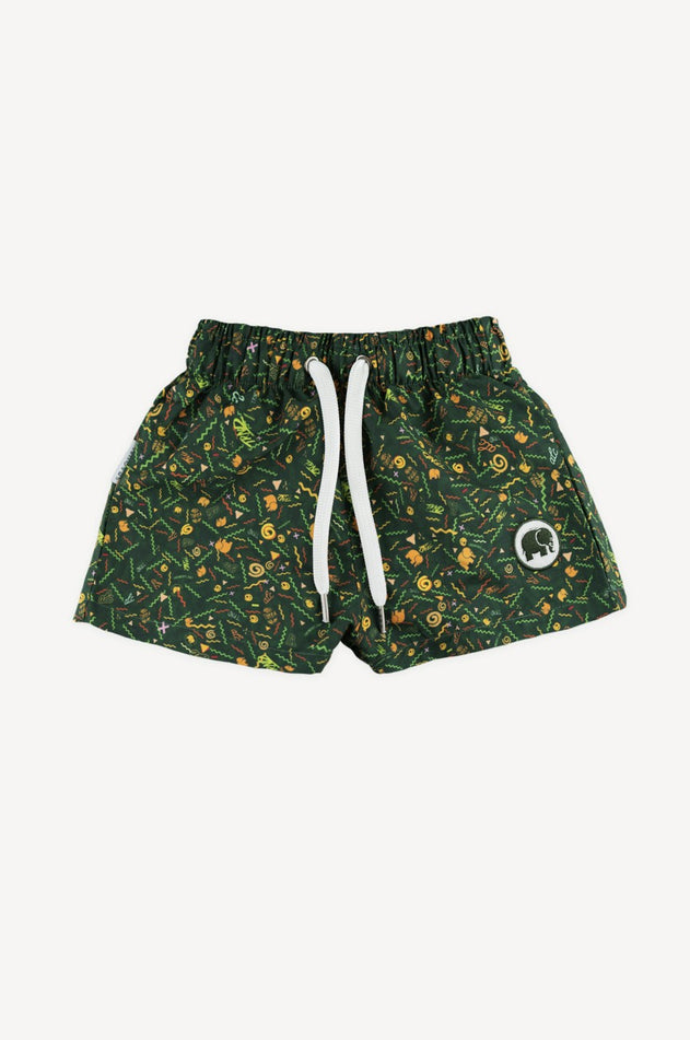 Dogtown Kid's Swim Trunks Green