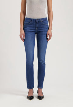 Faye Low Slim Jeans Stone Indigo