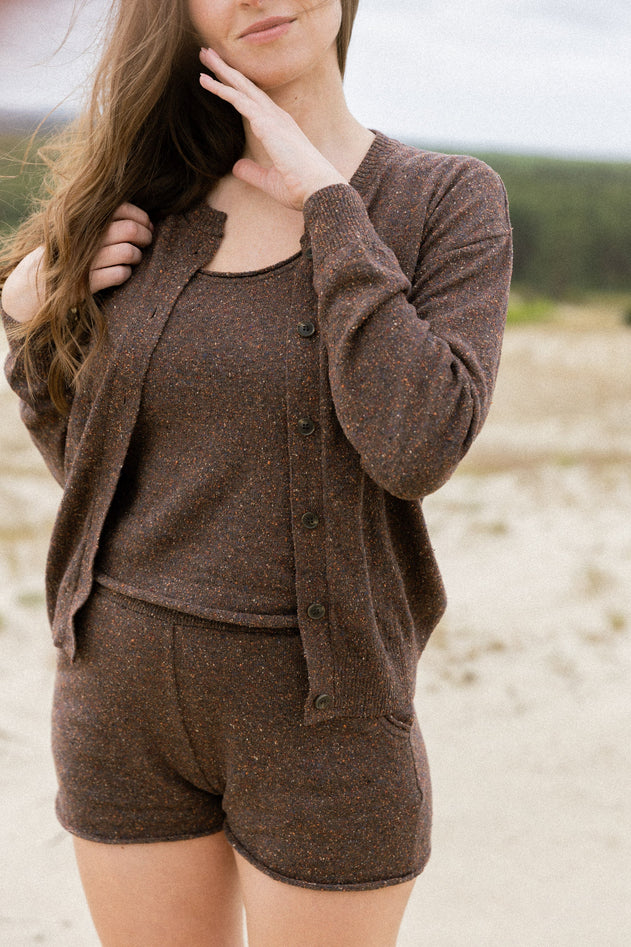 Sabbia Cardigan Chocolate