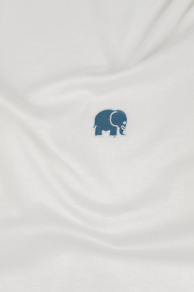 Organic Color Block T-Shirt Natural