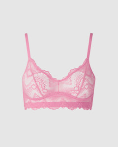 Lace Balconette Candy Pink