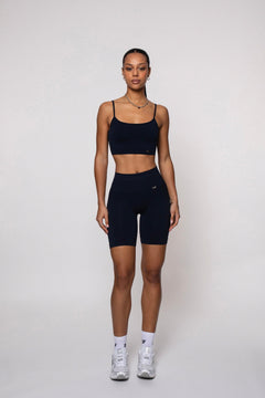 Bliss Push-Up Biker Shorts Navy