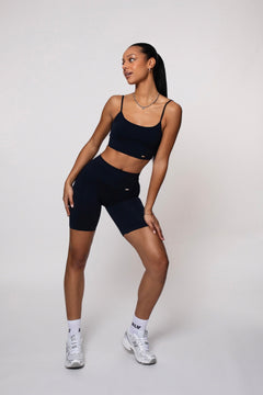 Bliss Push-Up Biker Shorts Navy