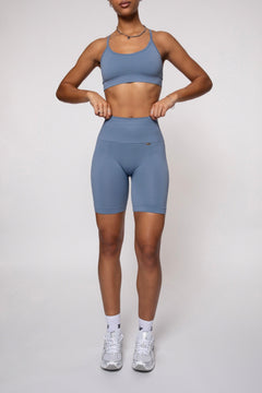 Flow Biker Shorts Steel Blue