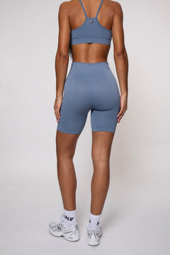 Flow Biker Shorts Steel Blue