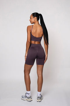 Bliss Push-Up Biker Shorts Fudge